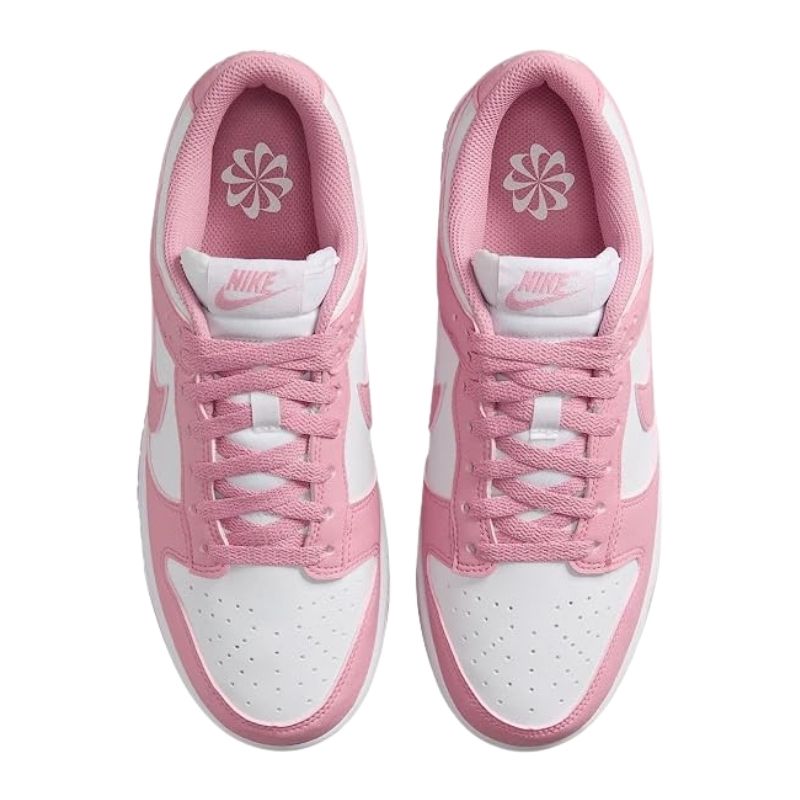 A pair of Nike Dunk Low sneakers
