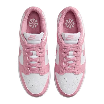 A pair of Nike Dunk Low sneakers
