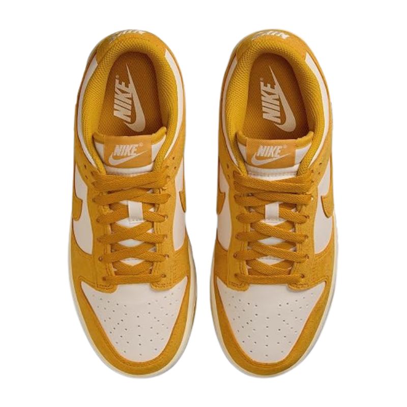 A pair of Nike Dunk Low sneakers