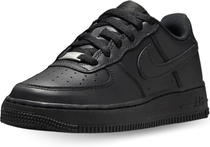 Black Nike sneaker on a white background