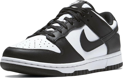 Black and white Nike sneaker on a white background