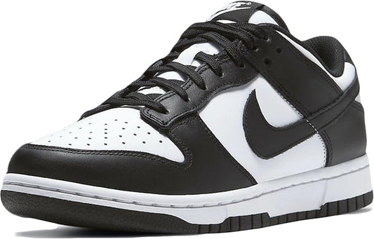 Black and white Nike sneaker on a white background