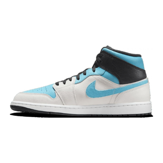 Nike Men's Air Jordan 1 Mid SE Shoes - Blue Chill / White