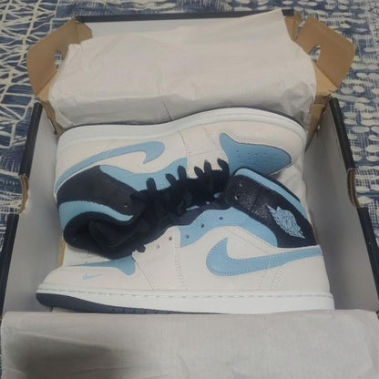 Nike Jordan Air 1 Mid SE Men's Shoes - Blue Chill/White
