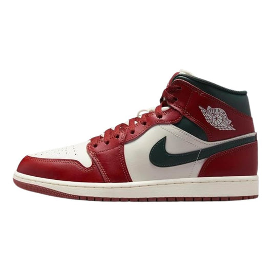 Men's Air Jordan 1 Mid Leather Sneakers