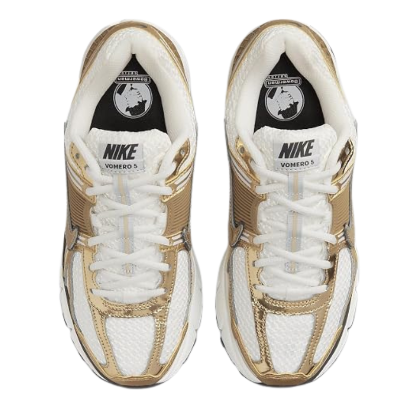 Nike Women's Zoom Vomero 5 Shoes - Metallic Gold / Sail