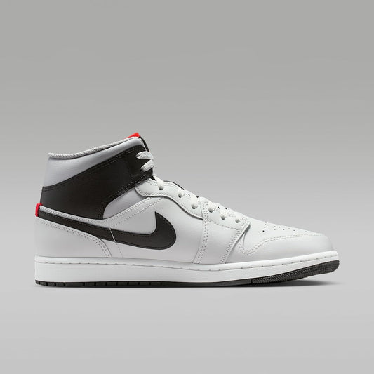 Nike Men's Air Jordan 1 Mid Shoes - Summit White / Neutral Grey