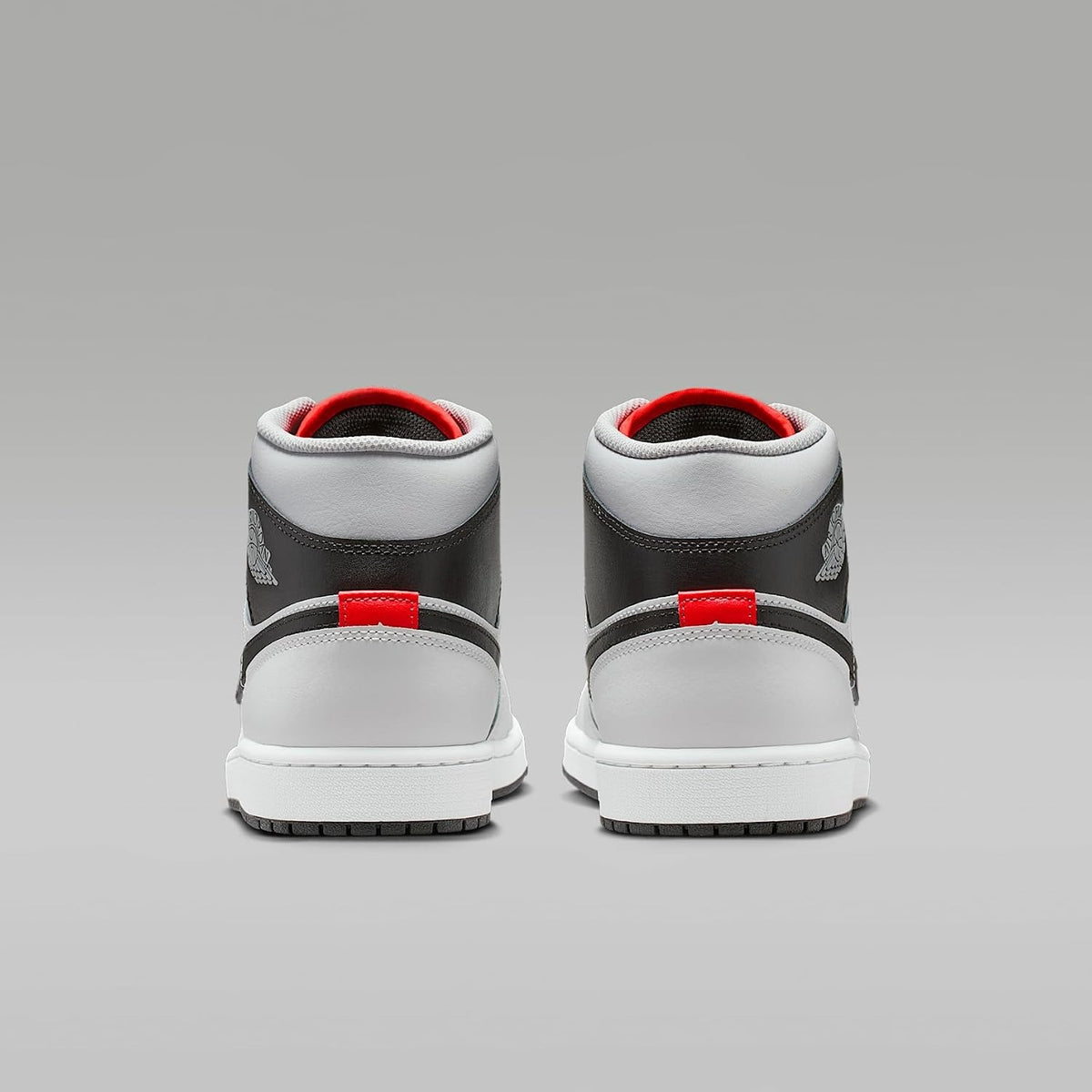 Nike Air Jordan 1 Mid Men's Shoes - Summit White/Grey