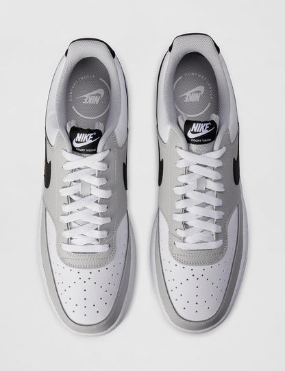 Nike Court Vision Low Men's Shoes - Grey Fog/Black/White