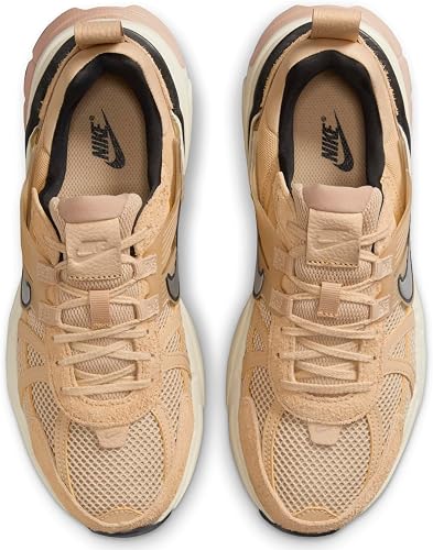 light brown mesh chunky lifestyle sneakers