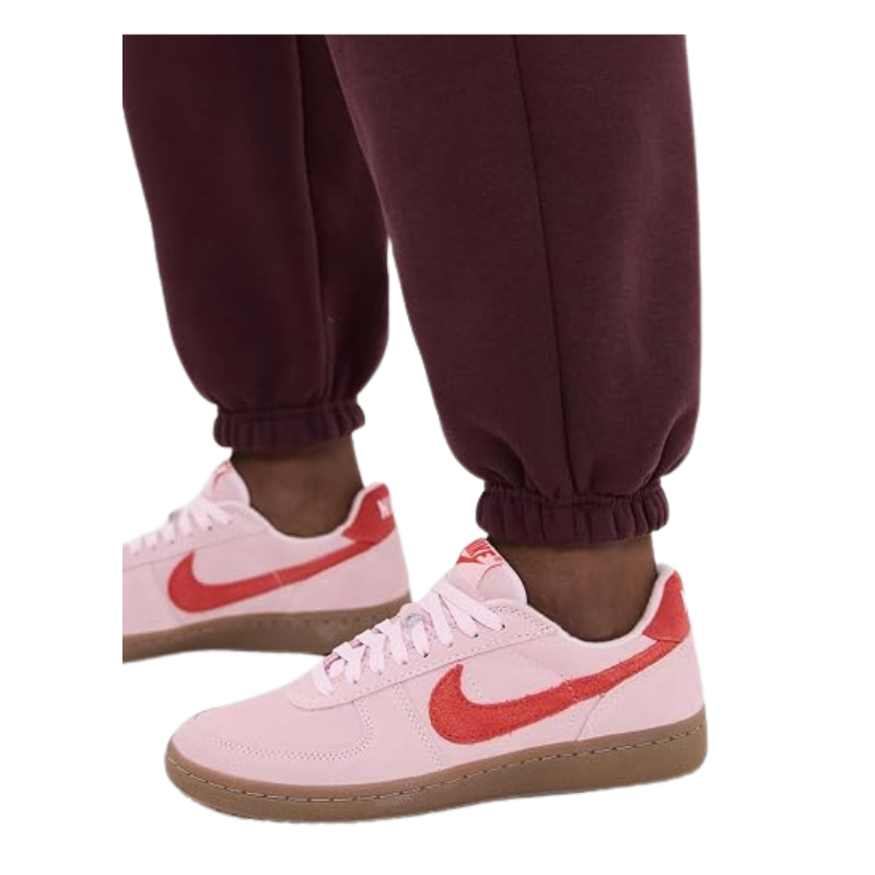 women vintage soft pink suede low cut sneakers